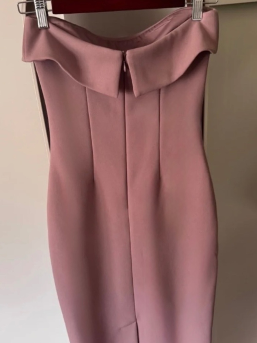 Aritzia / Babaton Strapless Midi Dress – Dusty Rose | Perfect Condition | S - Picture 2 of 9